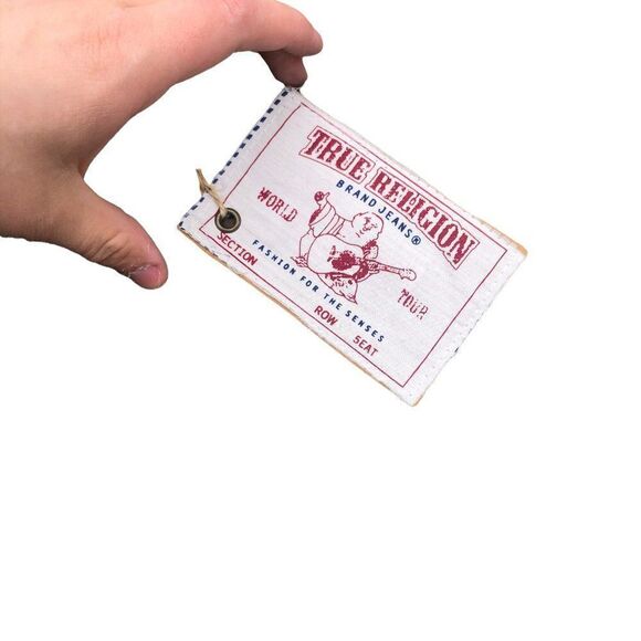 Brand New Vintage True Religion Embroidered Jeans Size 36 JOEY - Picture 12 of 14